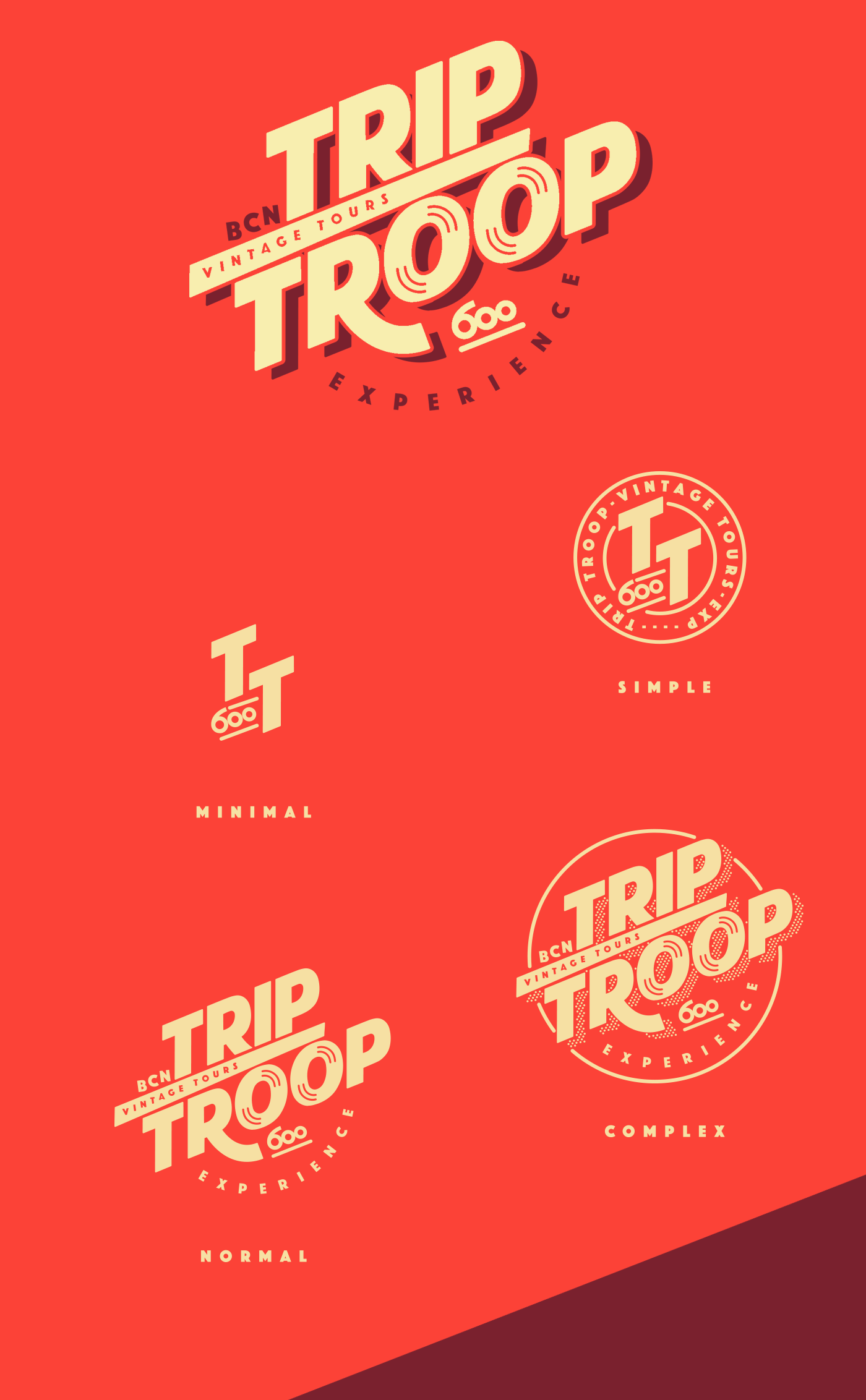trip troop car lettering logo Webdesign Web seat seat 600 vintage tour barcelona Travel tourist car