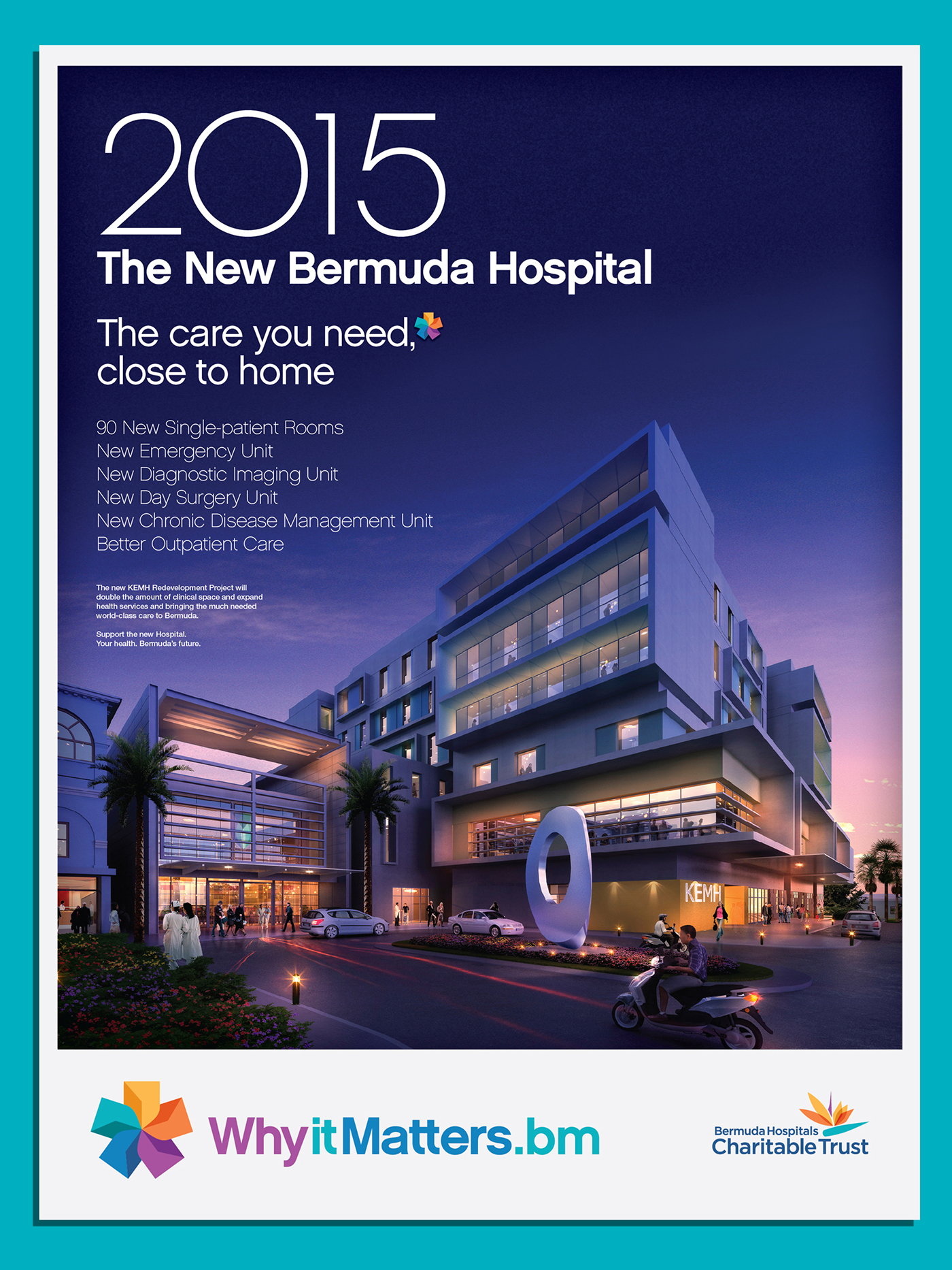 Adobe Portfolio Bermuda ad campaign Identity Design non-profit organization public service camaign Capital campaign hospital medical healthcare