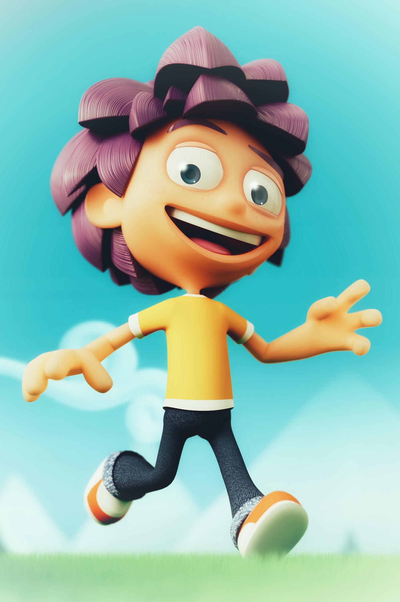 mascotte Character 3D cartoon
