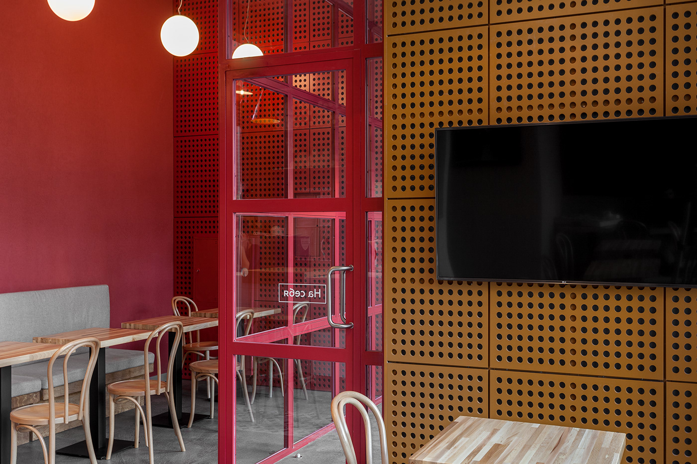 coffee shop cafe restaurant bar Italy interior design  branding  Moscow concept