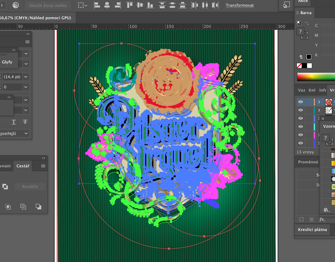 ILLUSTRATION  typography   vector beer handwritting curves pilsner urquell graphic design 