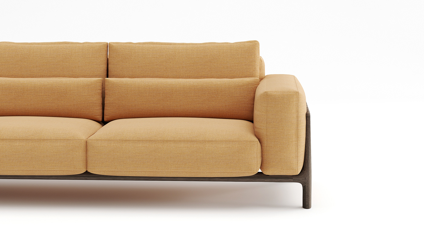 Couch designer furniture industrial design  instagram interior design  living room product design  sofa wood