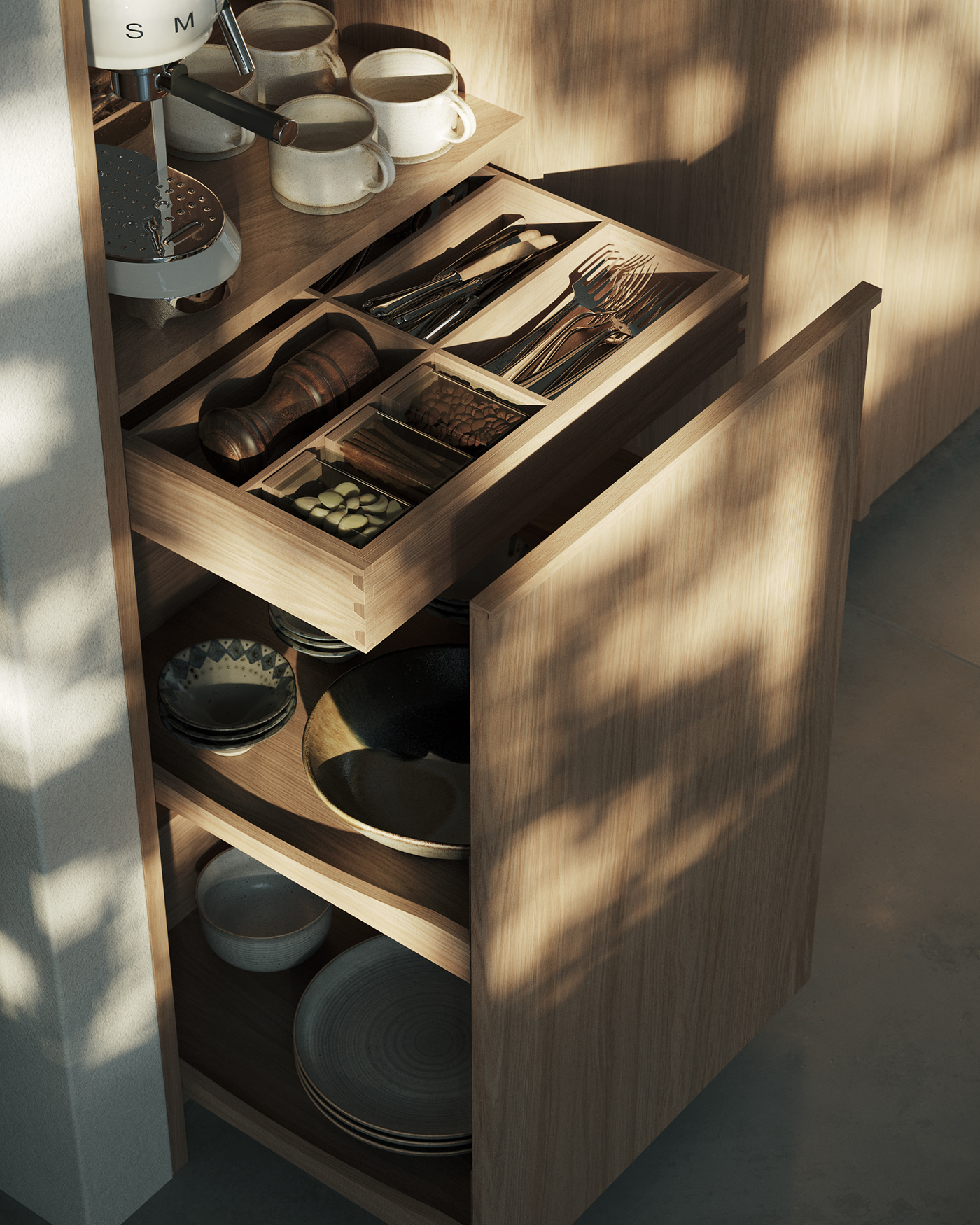 archviz CGI interior design  kitchen kitchendesign menu design Minimalism minimalist normarchitects visualization
