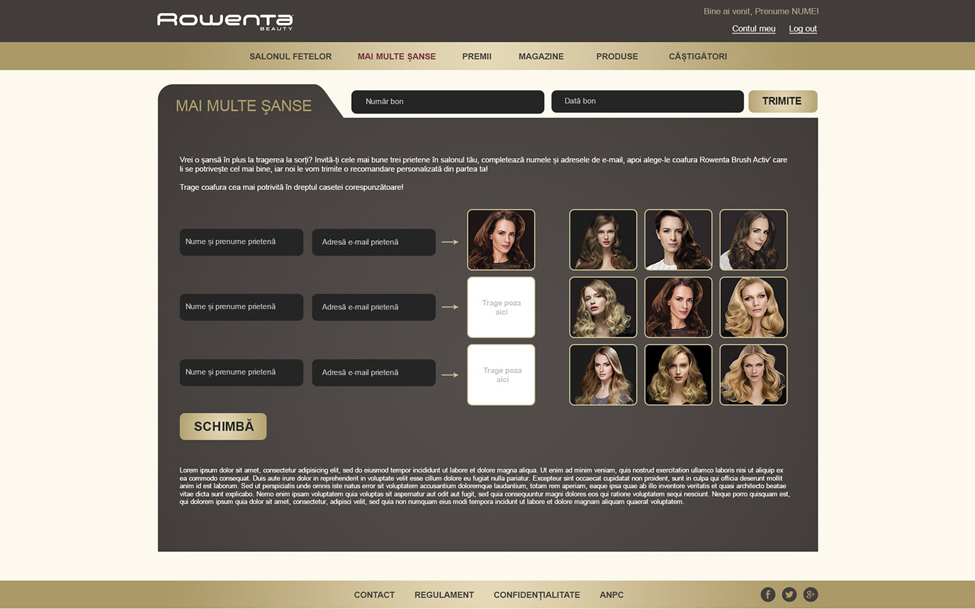 Website ncp rowenta brush Style prizes salon Promotion Consumer