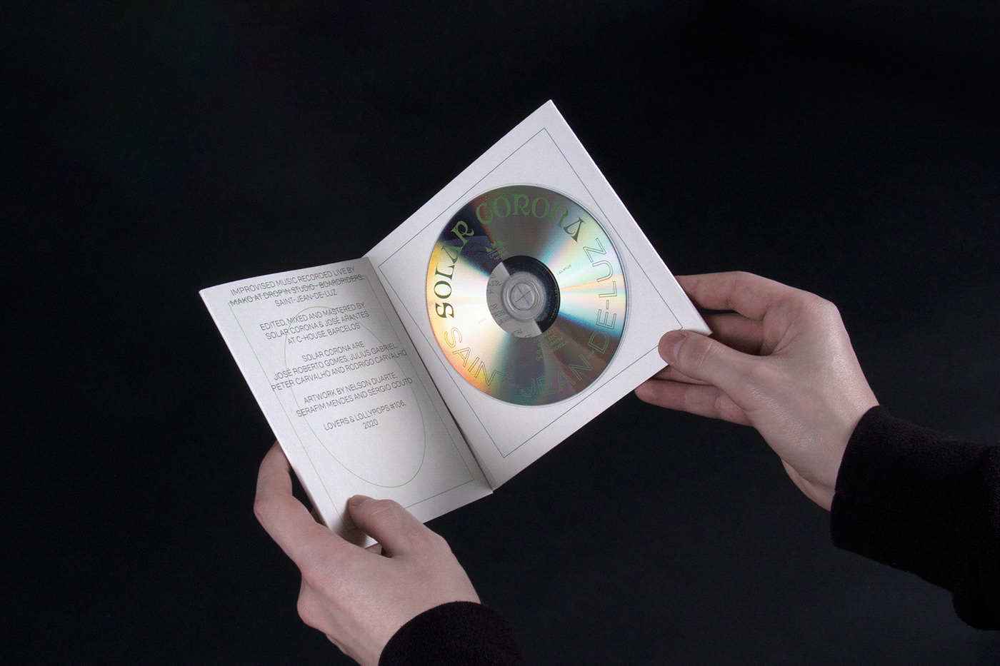 record artwork solar corona rock cd package Album saint-jean-de-luz 3D