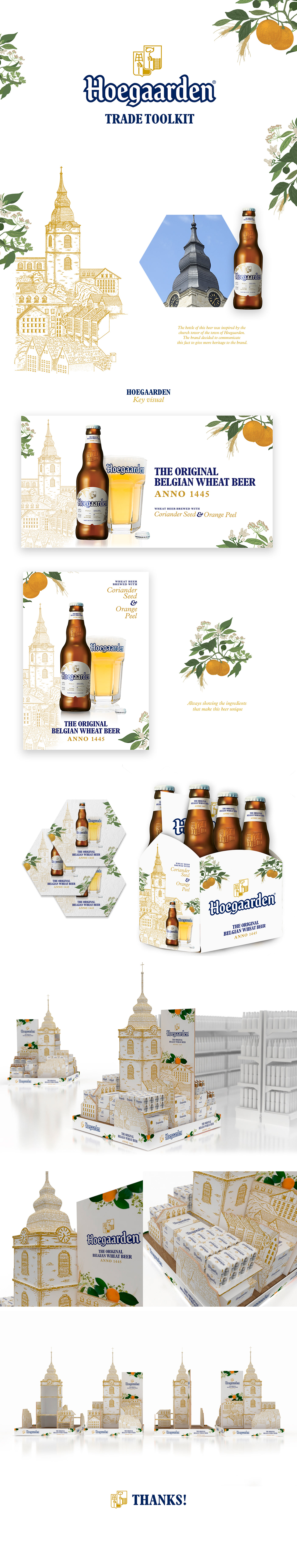hoegaarden beer toolkit graphic design  ILLUSTRATION  industrial design 