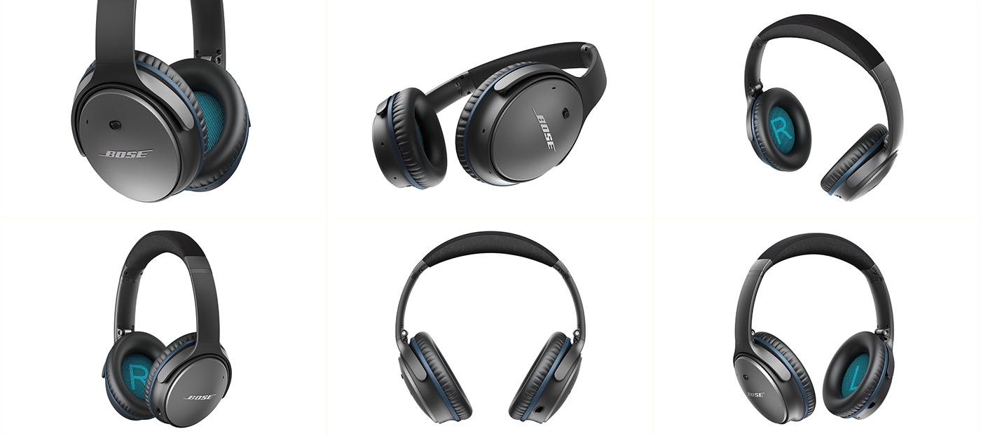 3D 3ds max animation  Bose CGI headphones Render visualization vray