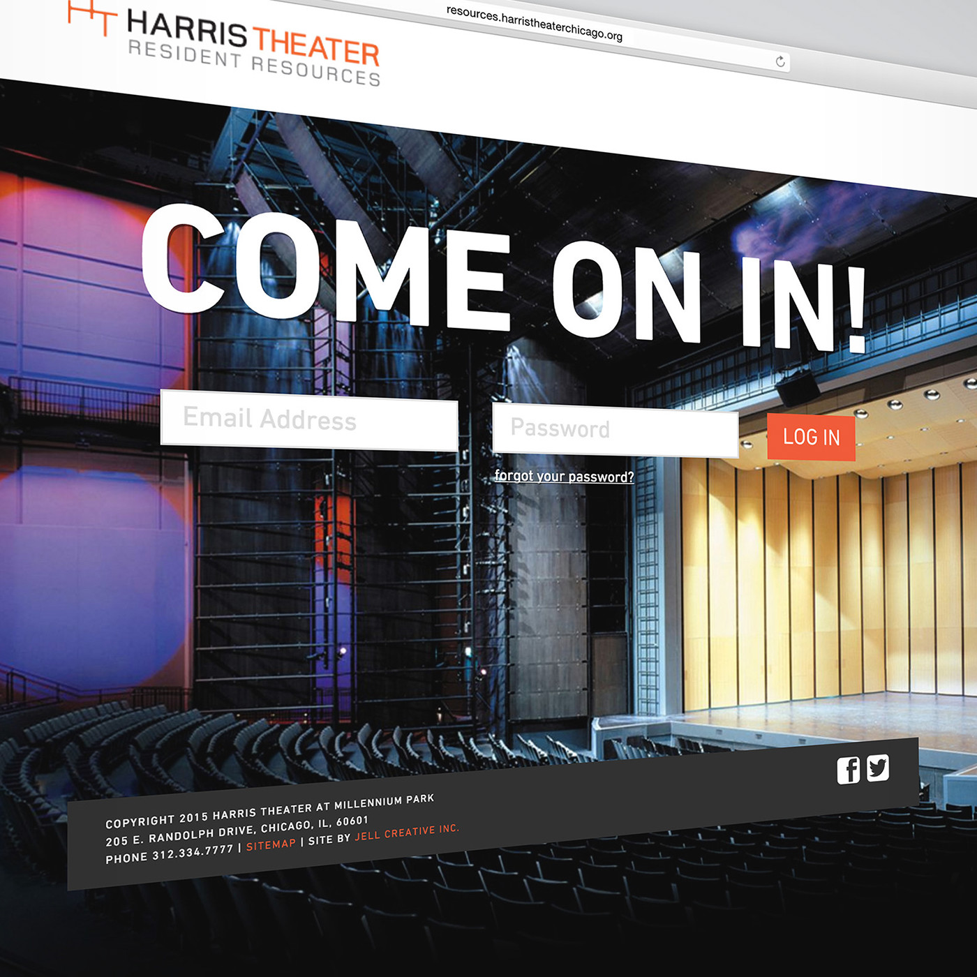 harris theater DANCE   Website microsite