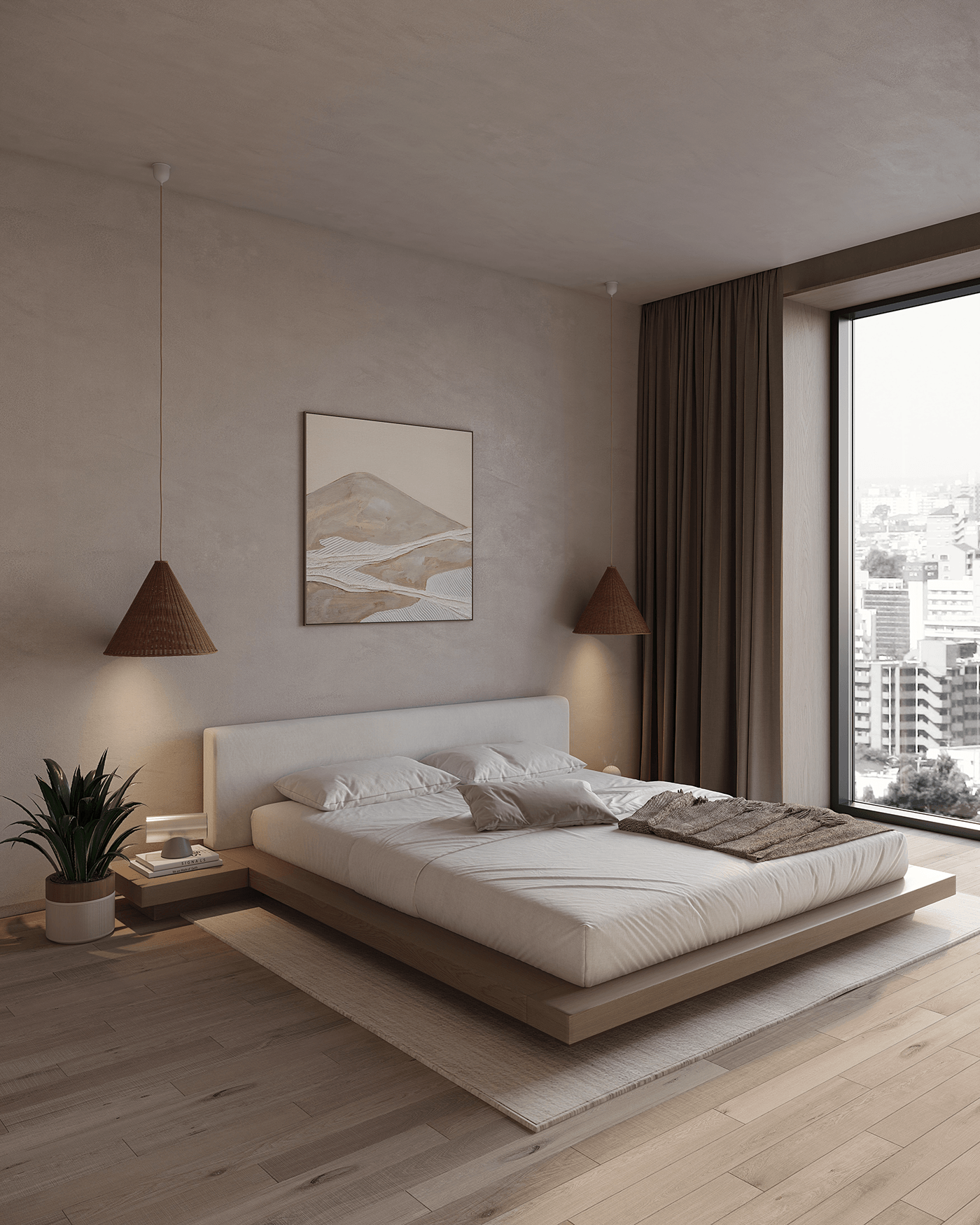 bedroom interior design  architecture visualization bedroom design modern 3ds max corona Render archviz