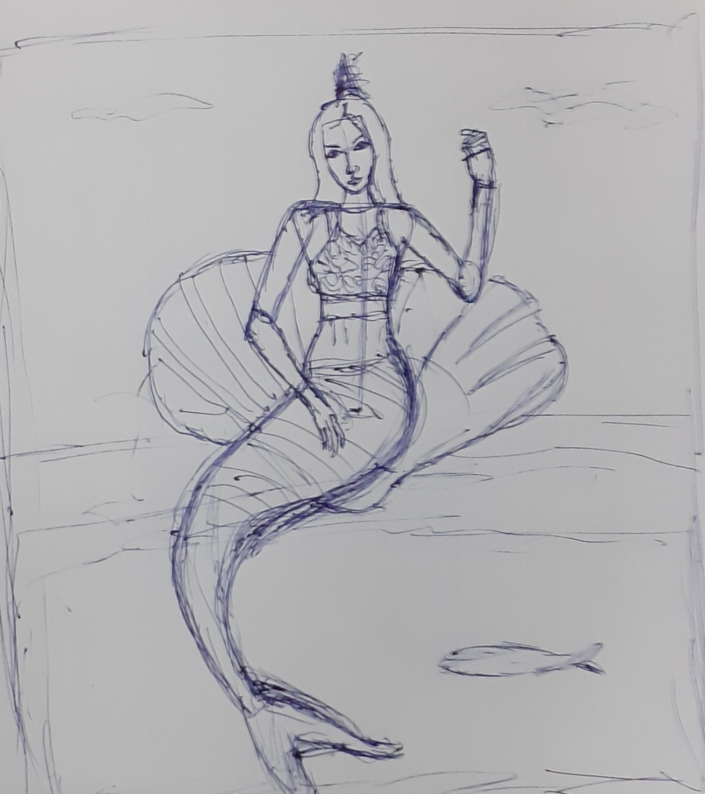 dgitalart mermaid mermay painting   Princess