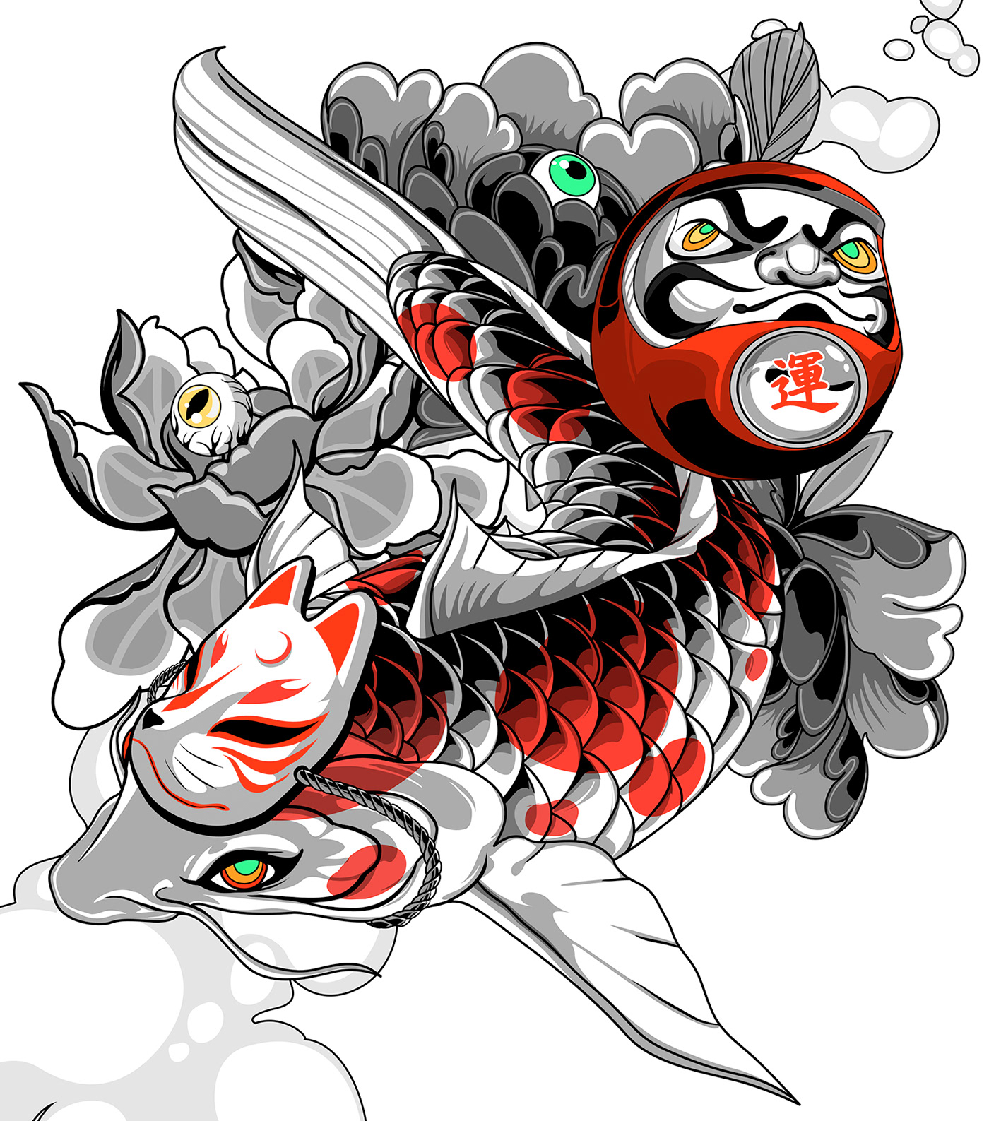 art style japanese illustration art Pop Art Coffee gif geisha Gaming tattoo filipino