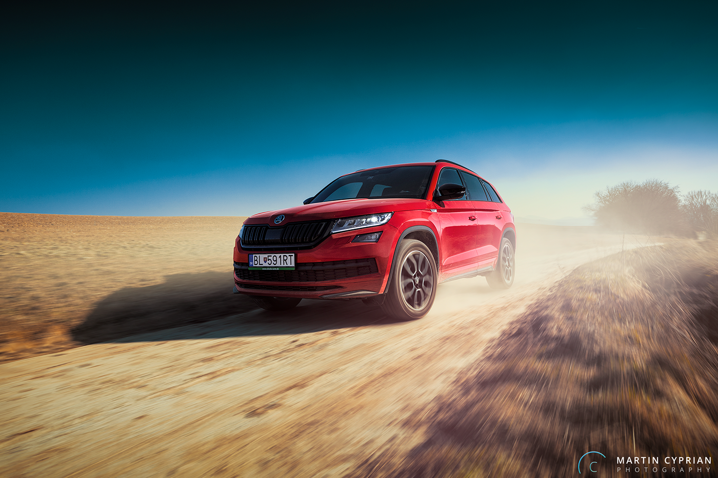 automotive   Photography  car cyprian slovakia sunset photoshop CGI postproces Sony