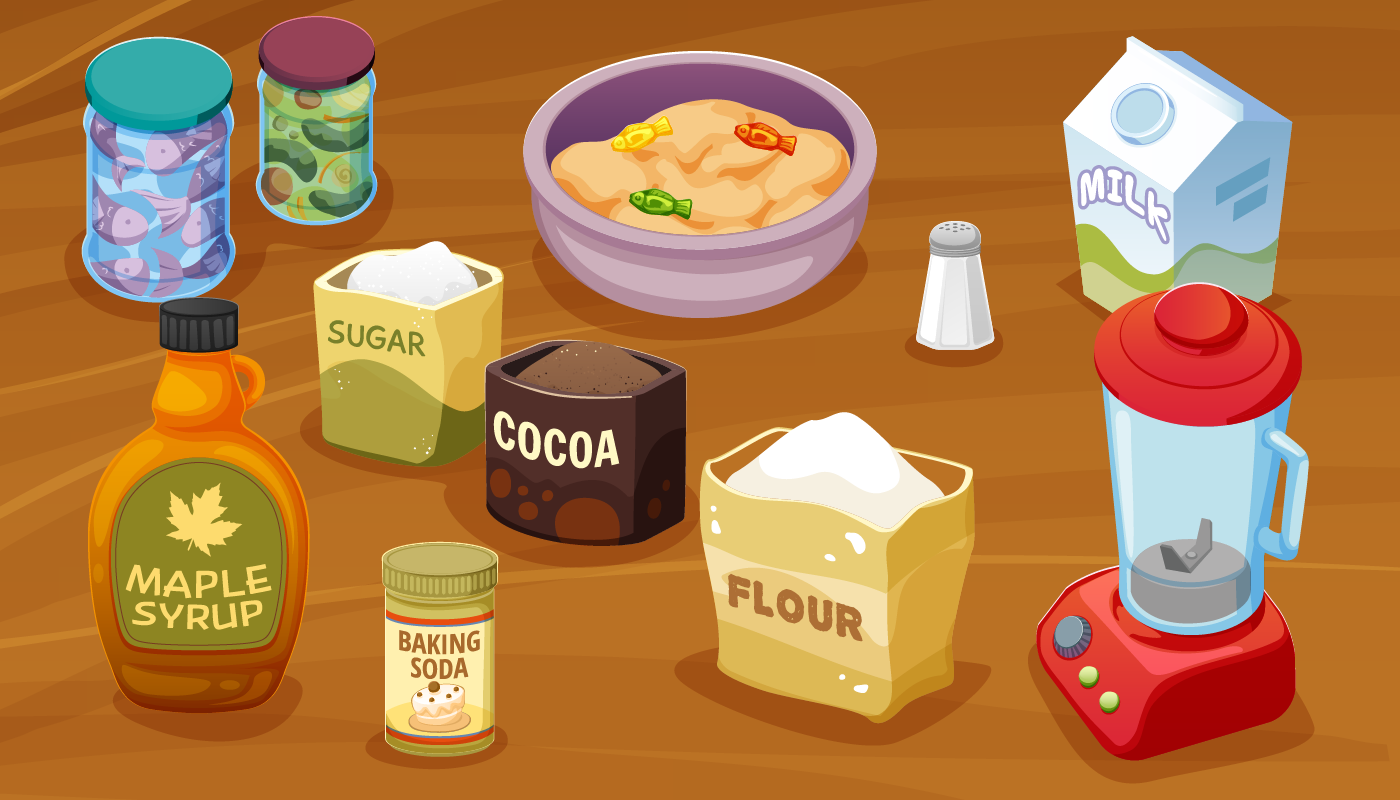 minimo kitchen bakery Game Assets ILLUSTRATION  cake Food  cute vector