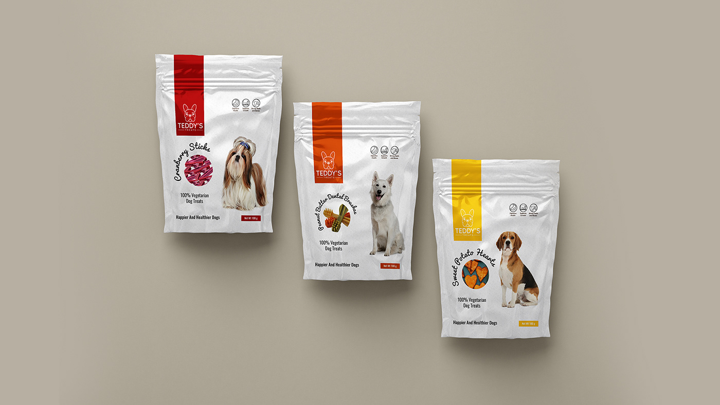 branding  dog ILLUSTRATION  Label Packaging product label product packaging Rabbixel