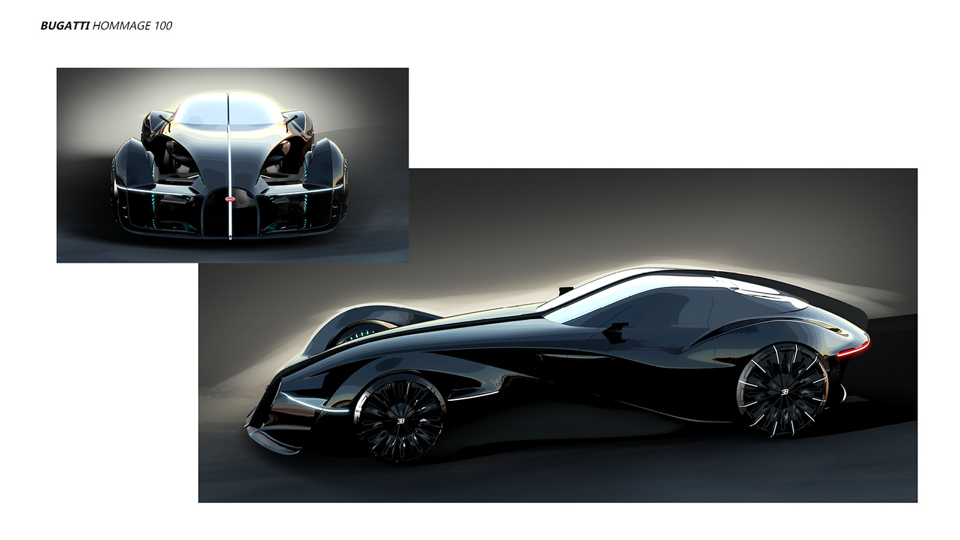 Alias atlantic bugatti cardesign concept design photoshop rendering sketch transportation