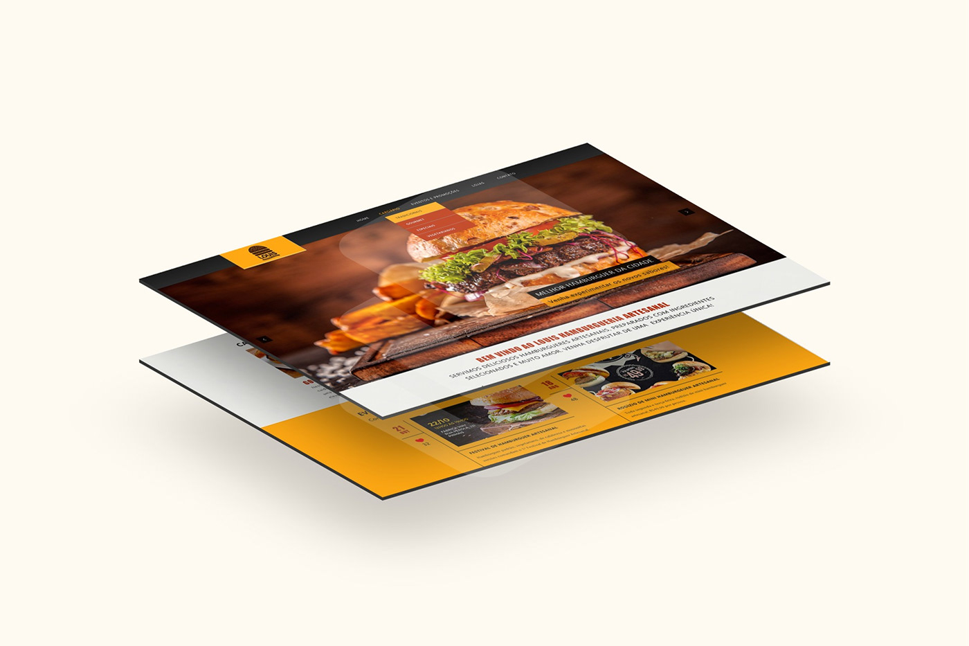 Interface design Web Design  photoshop Layout UI