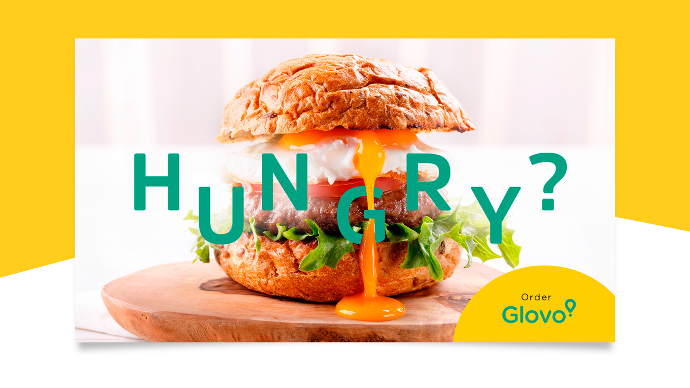 branding  delivery design Food  glovo groceries restaurants Advertising  burger Sushi