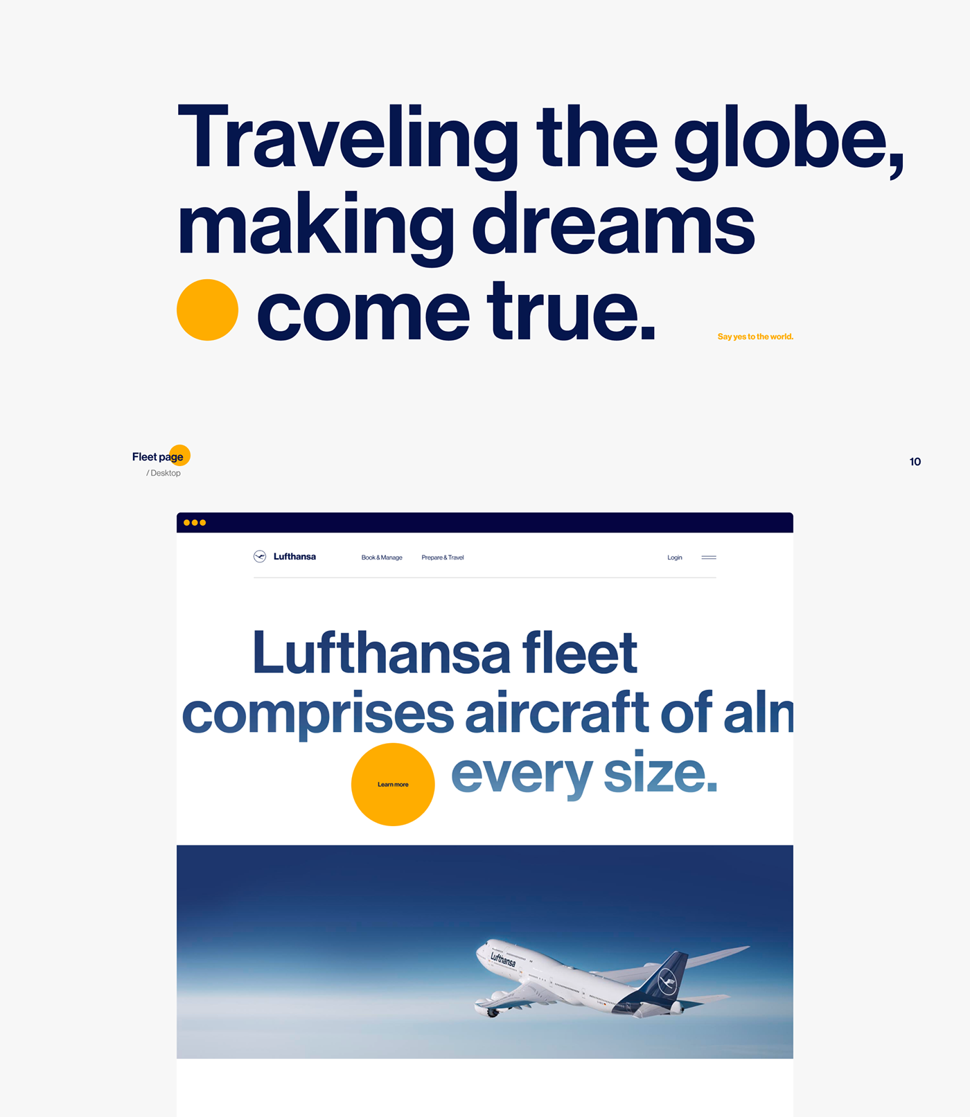 interaction Lufthansa mobile UI ux Web Webdesign Website Minimalism