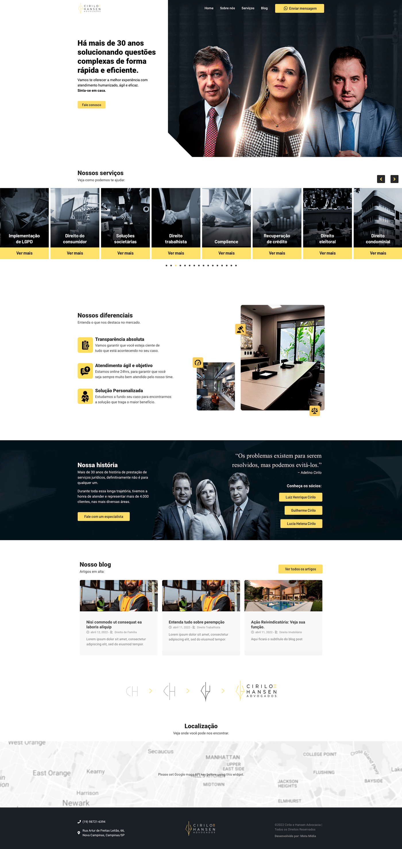 advocacia elegant Figma landing page law firm lawyer ui design UI/UX Web Design  Website