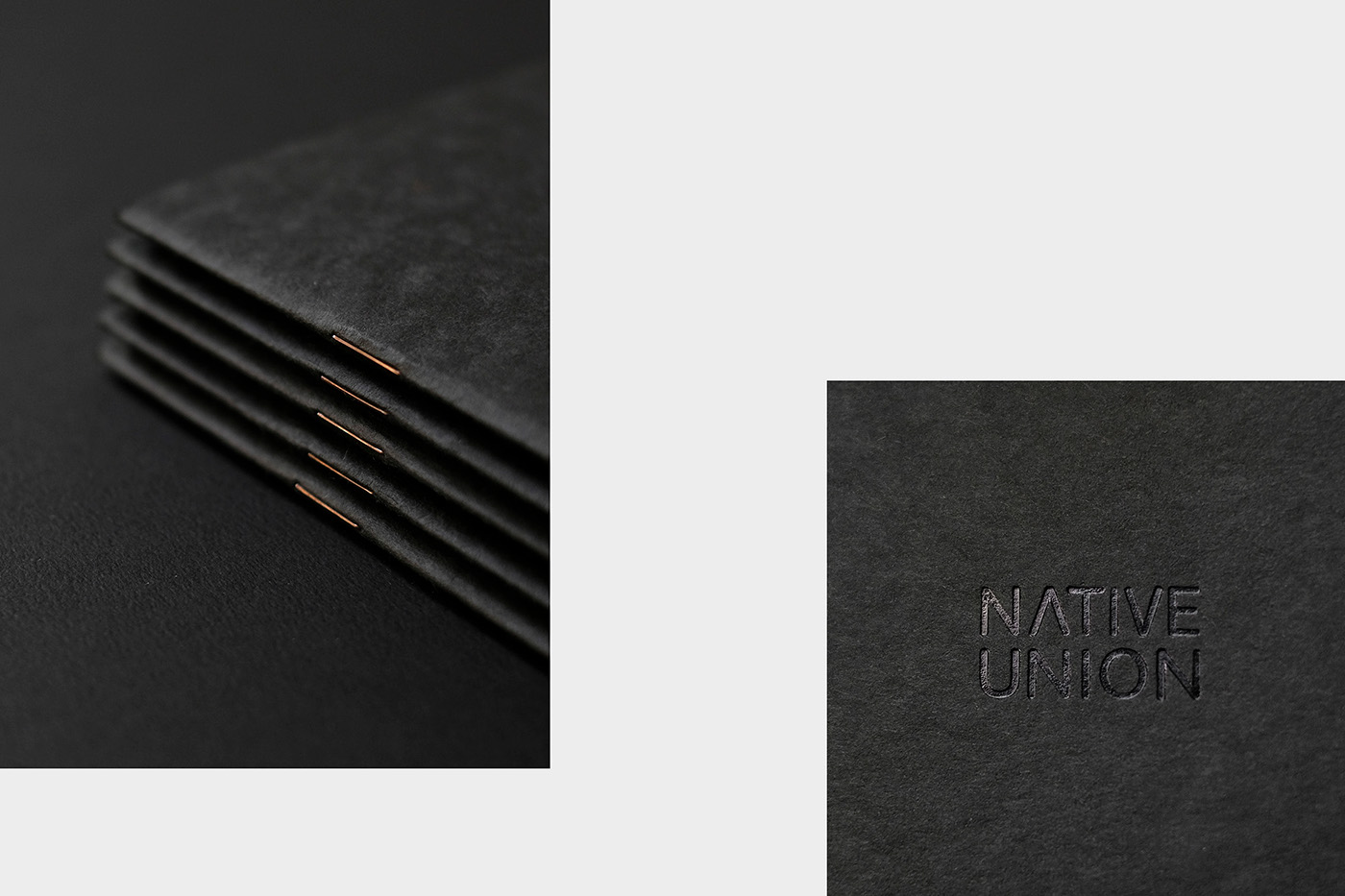 catalog brand luxury tech Printing Black Foil paper texture Booklet book