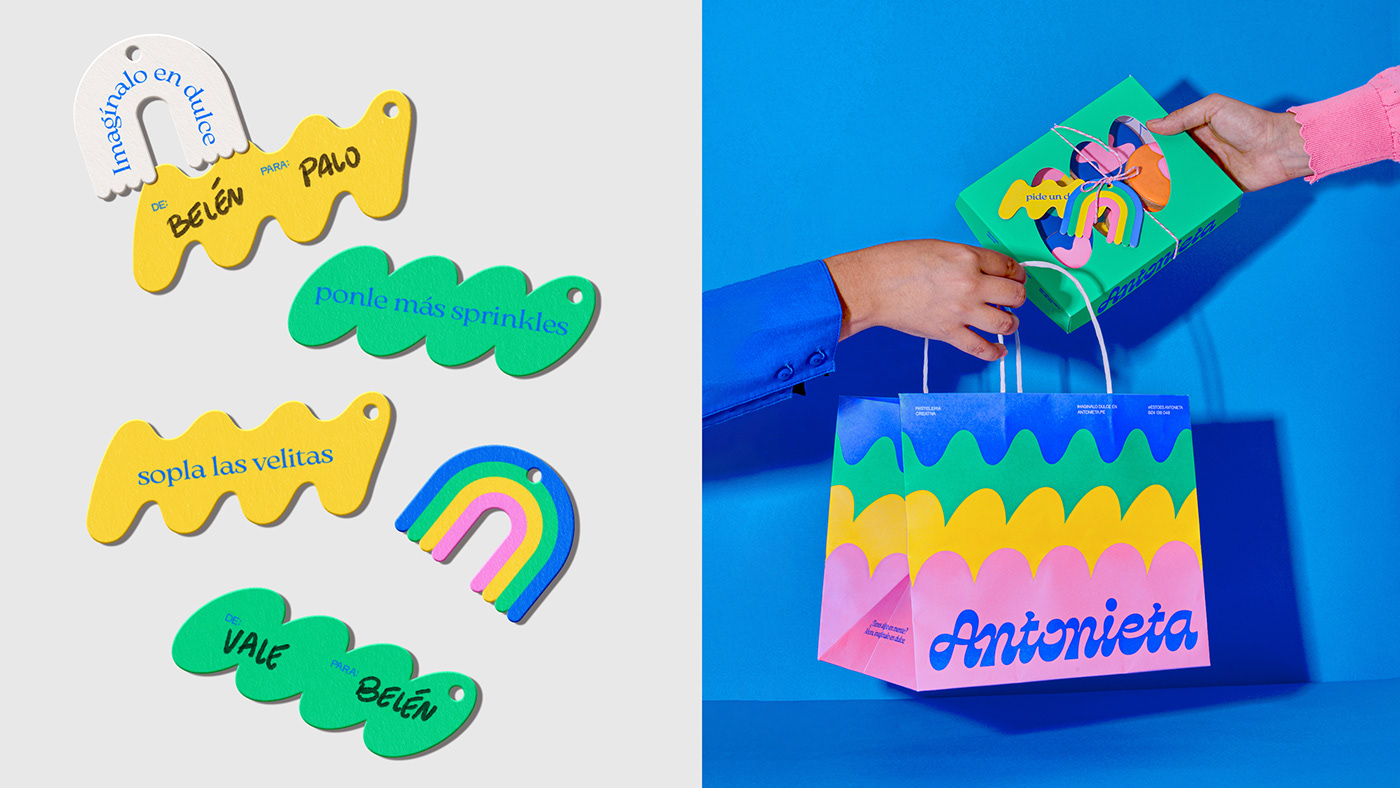 sweet Food  rebranding logo lettering color cake pastry handmade typography  