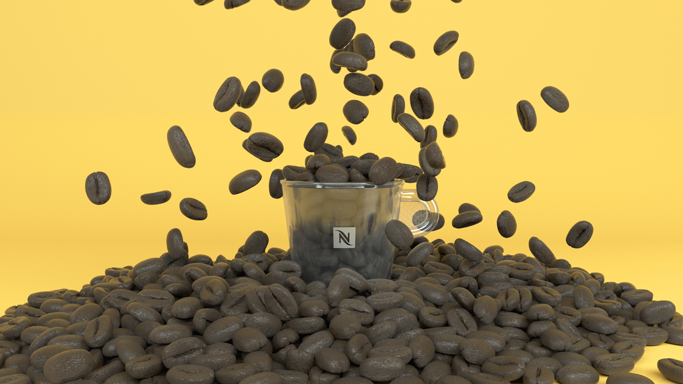 motion animation  3D CGI Render JVG Nespresso video inspire making