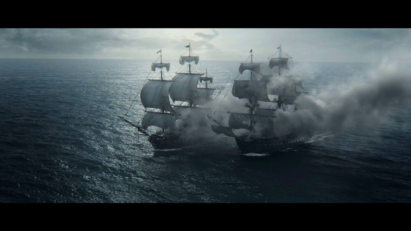 3D after effects CGI houdini motion graphics  redshift Render ship War