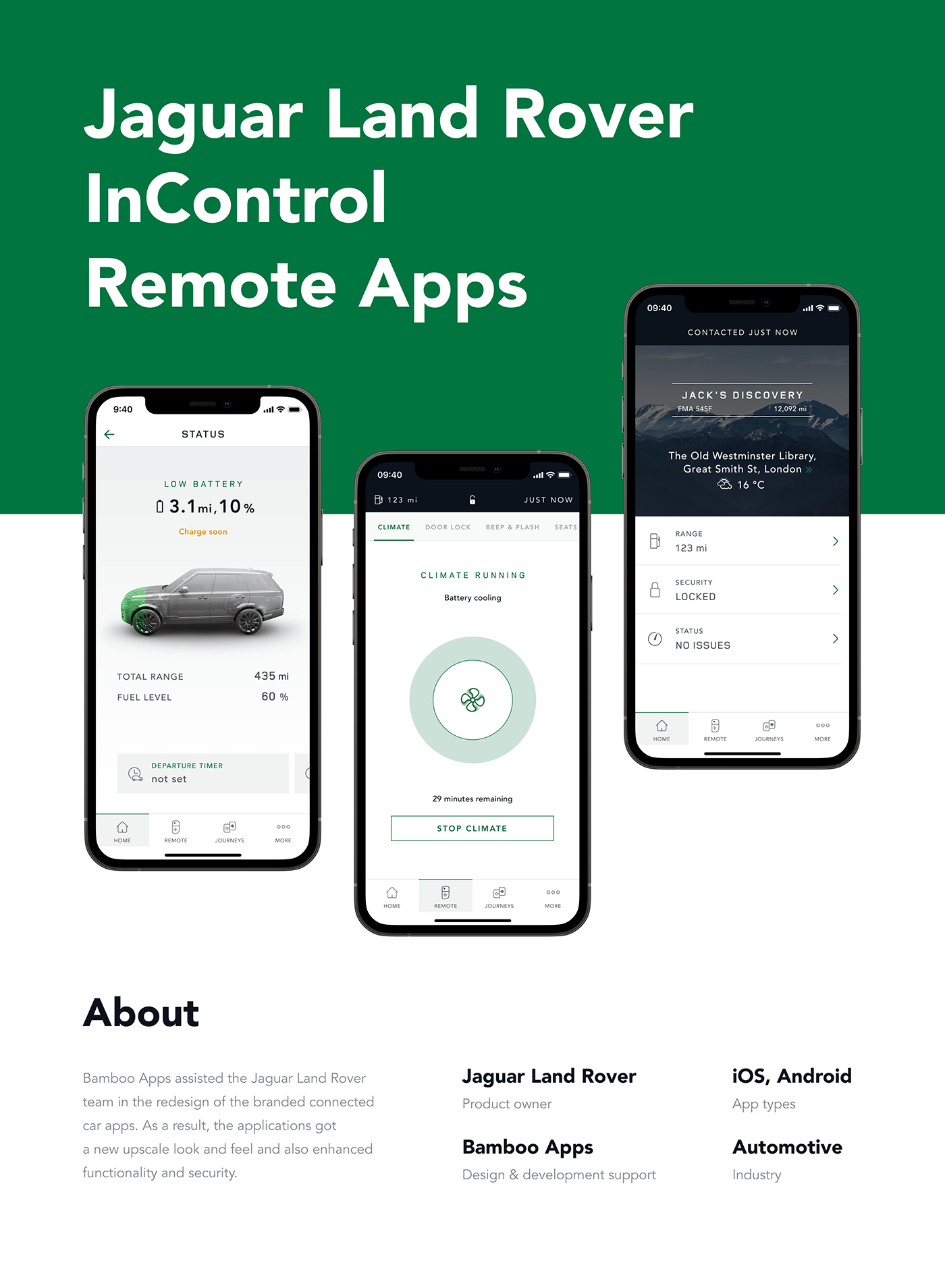 app design automotive   Mobile app remote control car