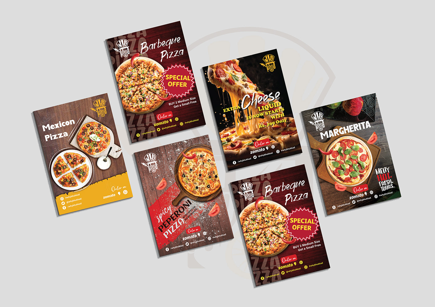 Restaurent fastfood burger Advertising  Pizza brand identity campaign ads Social media post Graphic Designer