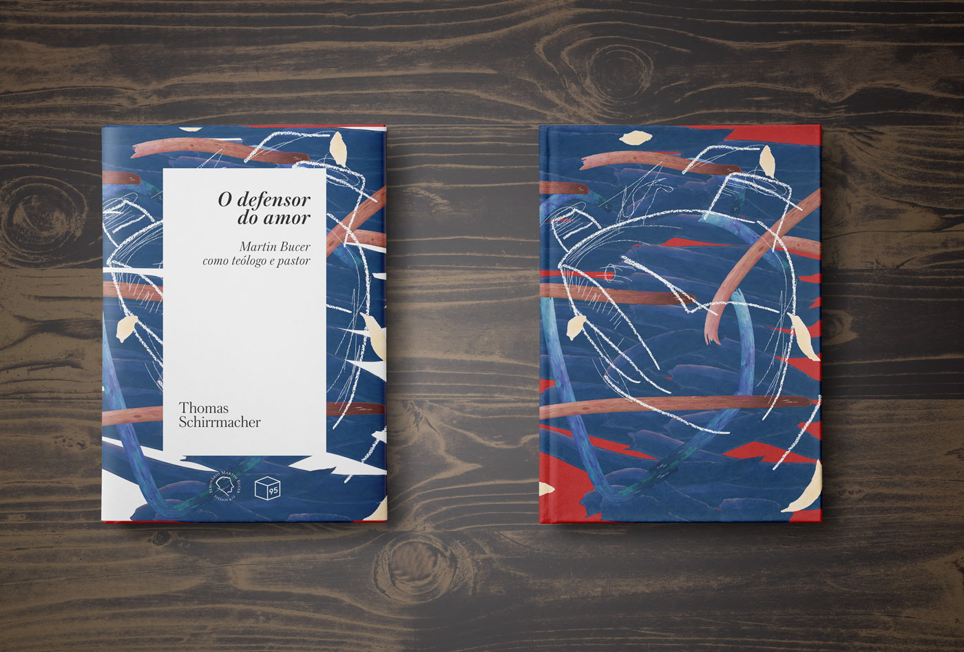 blue red book editorial book cover art abstract color colour religion