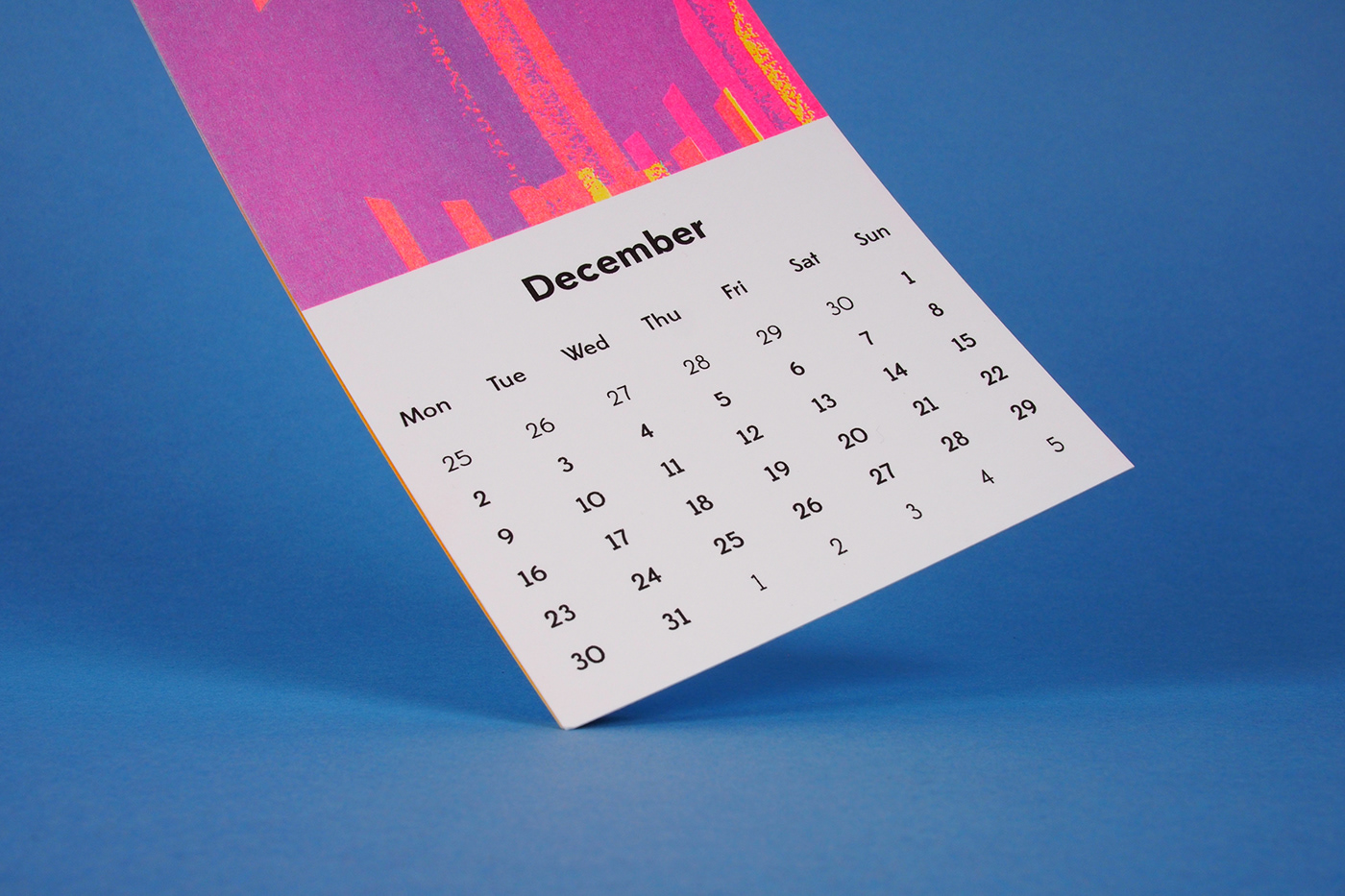 calendar calendar design colors gradients texture print Layout colorful abstract risograph