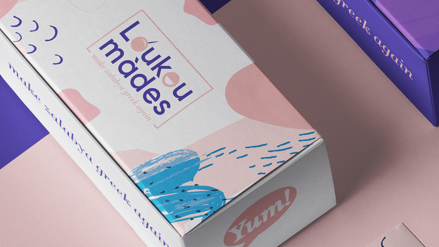 branding  design Food  Lokma Packaging Sweets