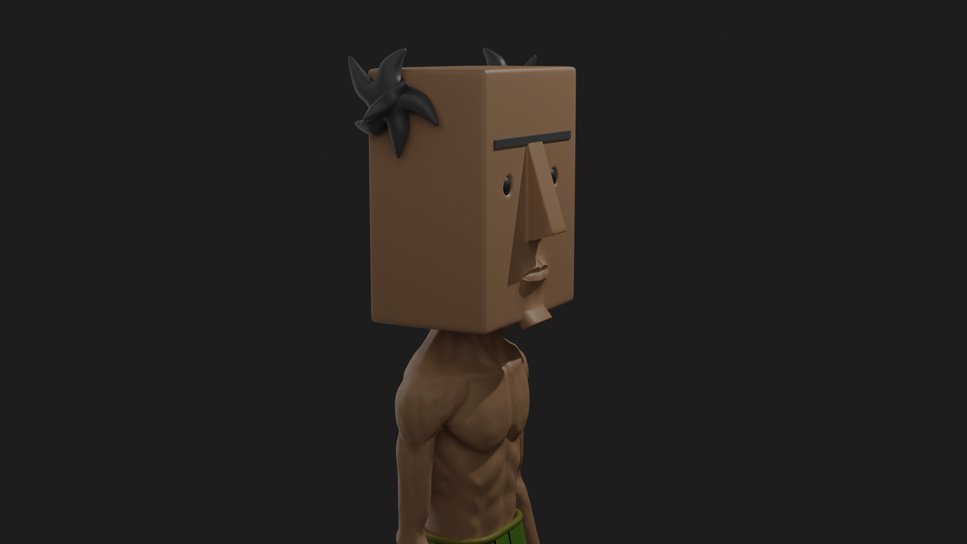 3D blender Character