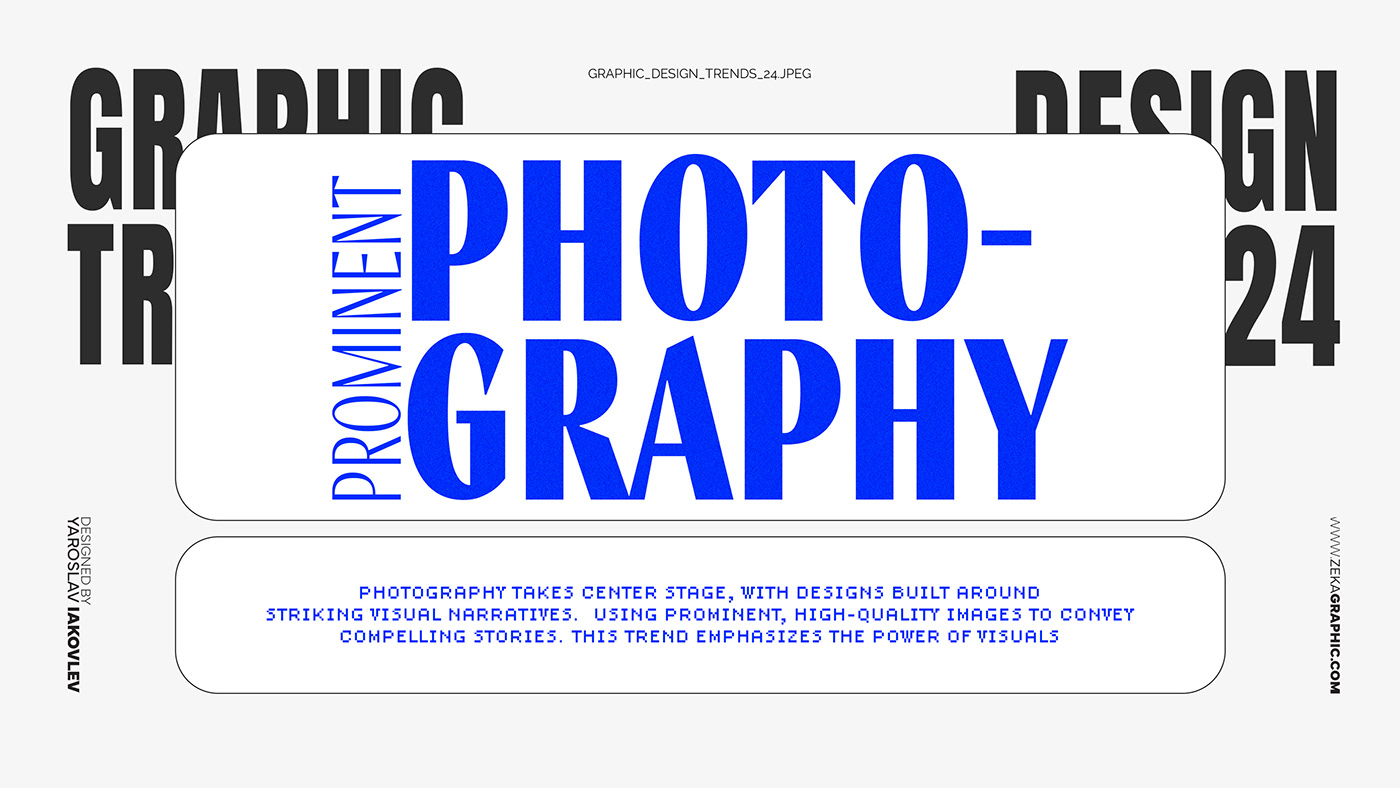 Prominent Photography In Graphic Design Trends 2024 Definition