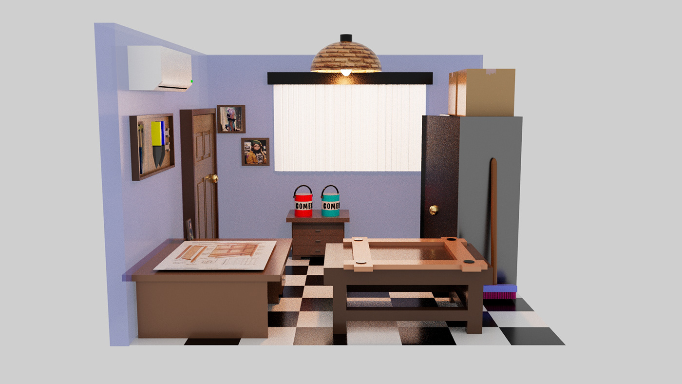indoor 3D interior design 