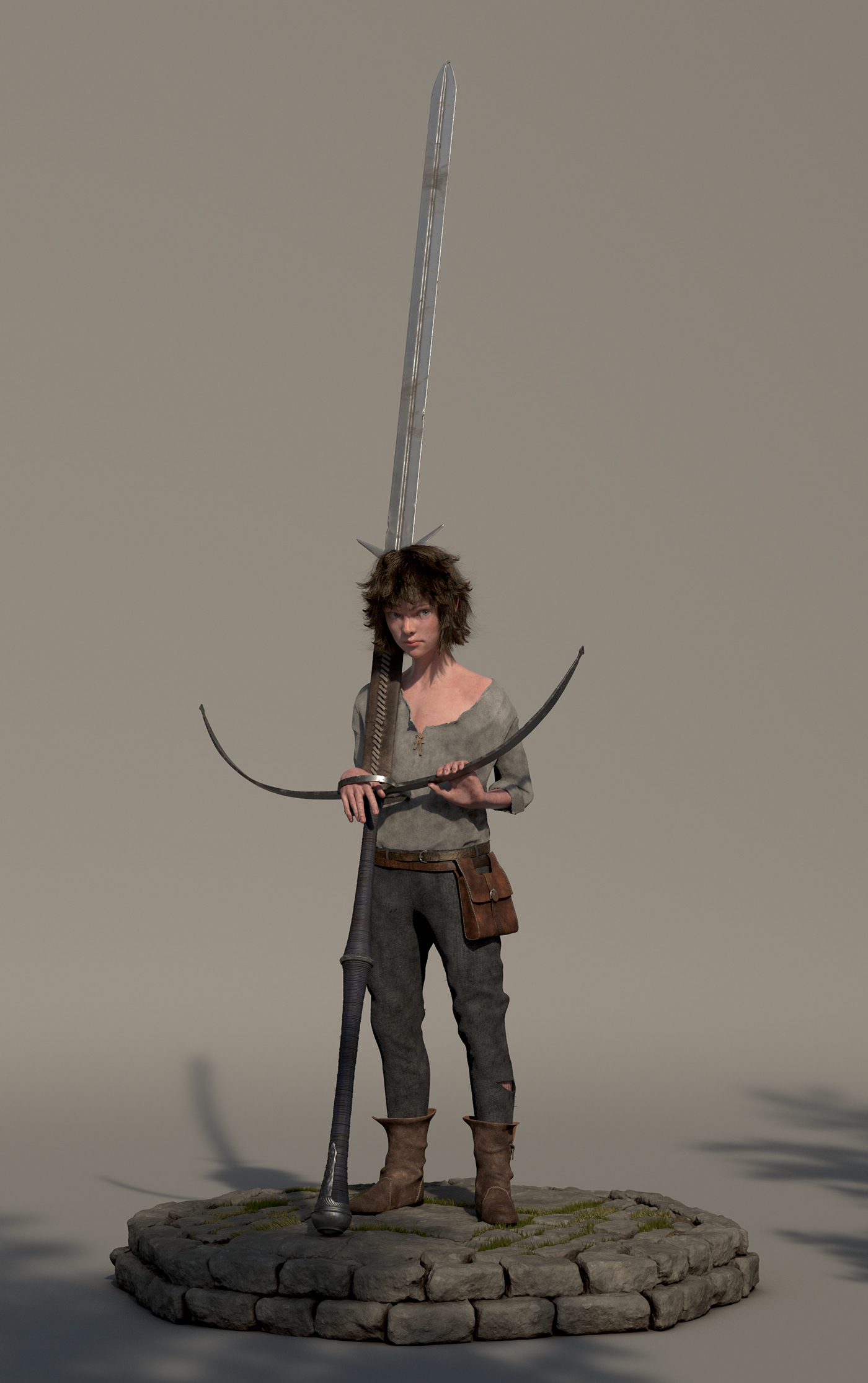 kid arthur king Sword fantasy medieval