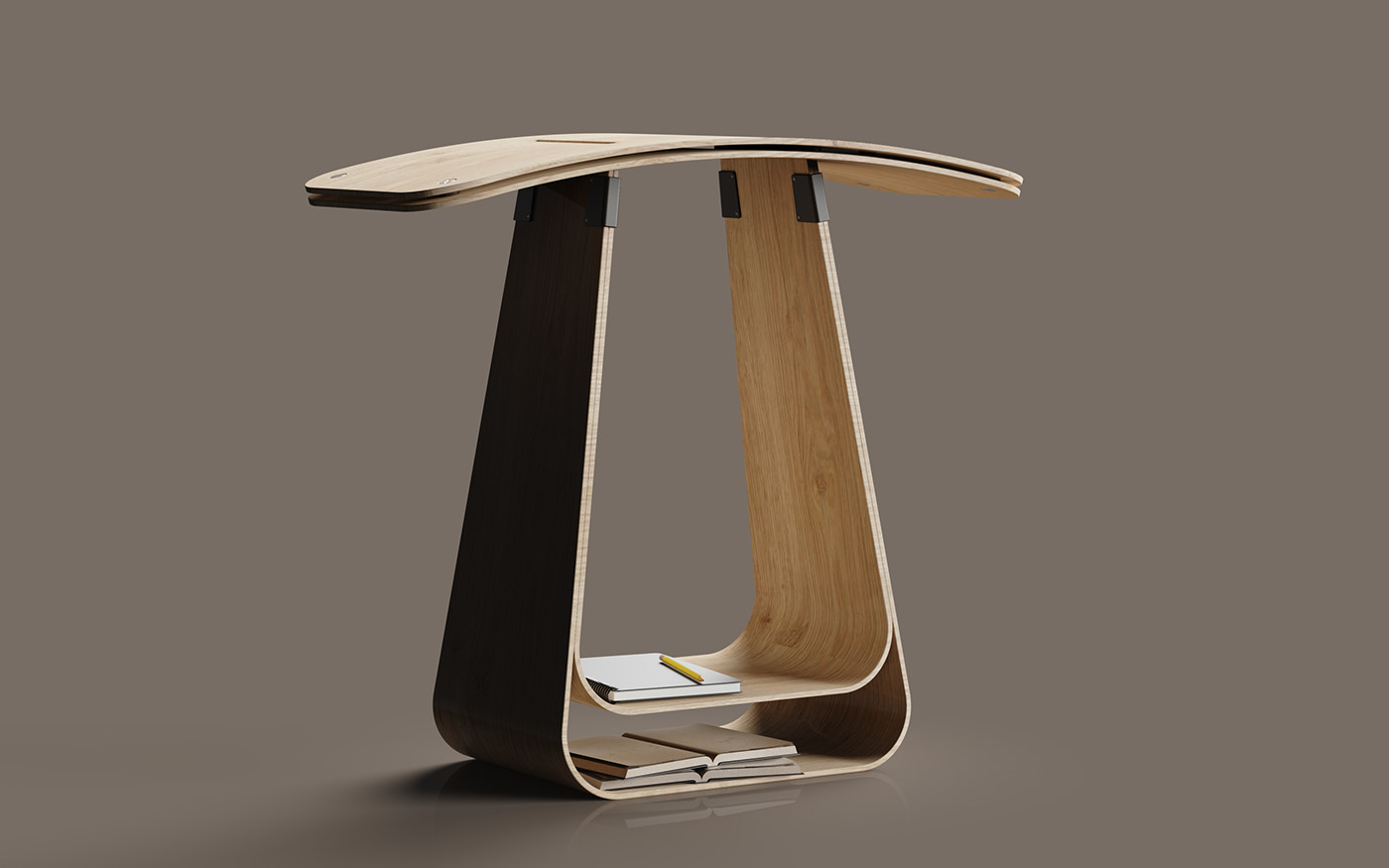 design furniture product design  3D industrial design  products stool chair wood Render