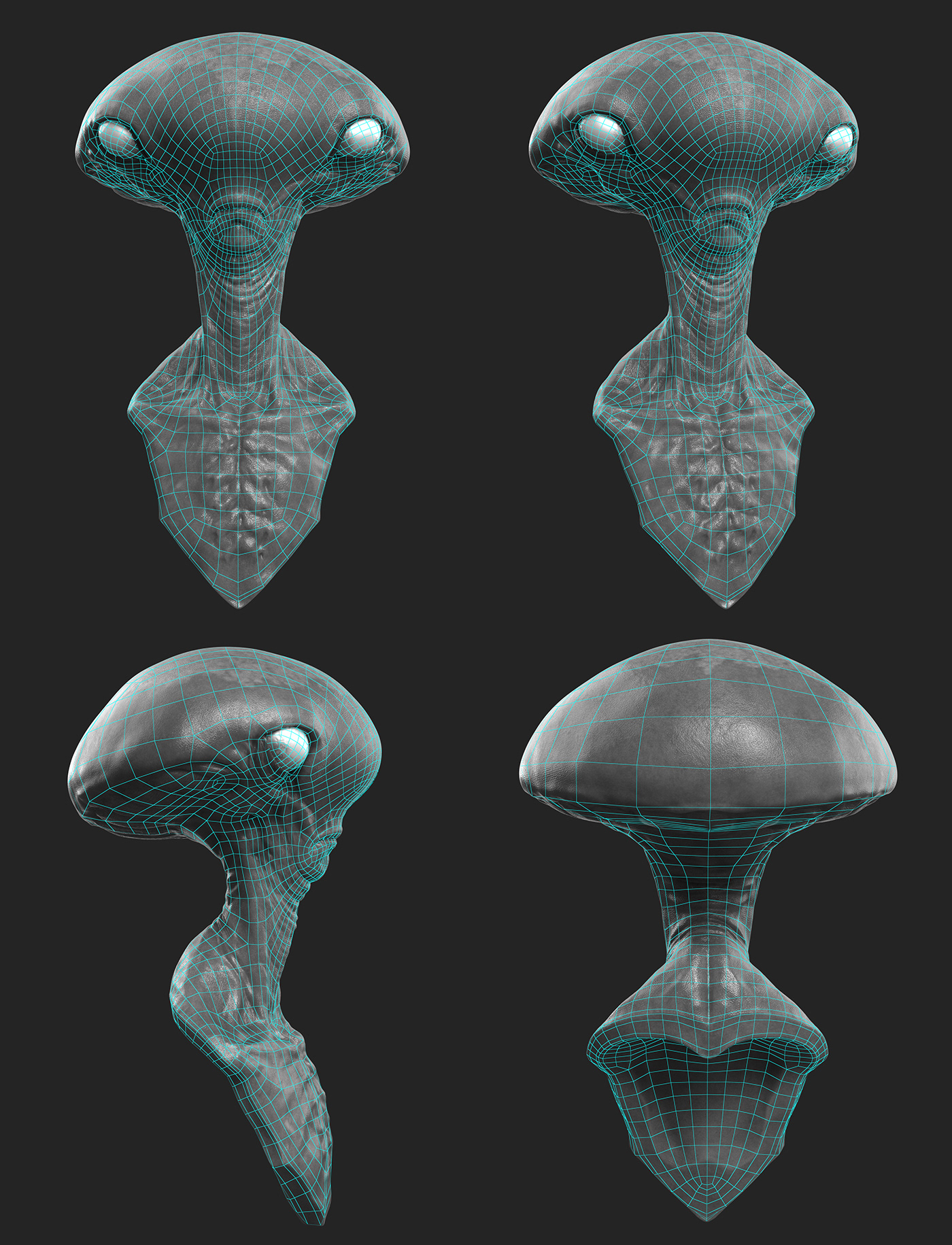 3dsmax alien Autodesk Character creature Pixologic Space  substance vray Zbrush