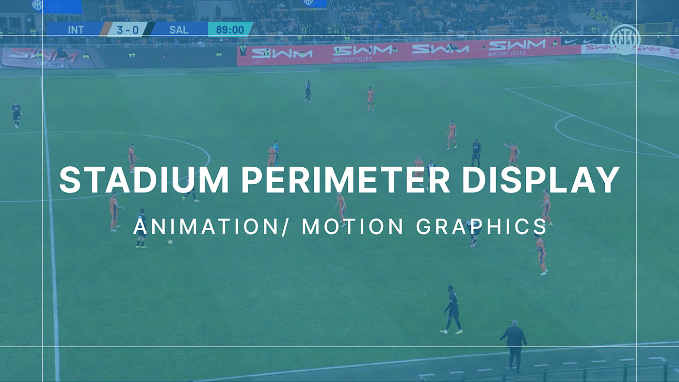 motion graphics  animation  2D Animation motion design Advertising  marketing   large format stadium led wall Brand awareness
