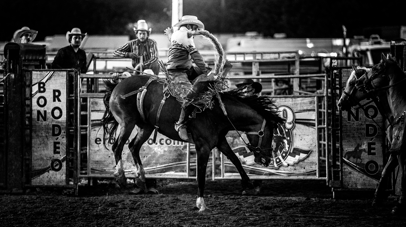 bw photo Canada COWBOYS cowgirls ERQ horse Quebec rodeo western sports photography