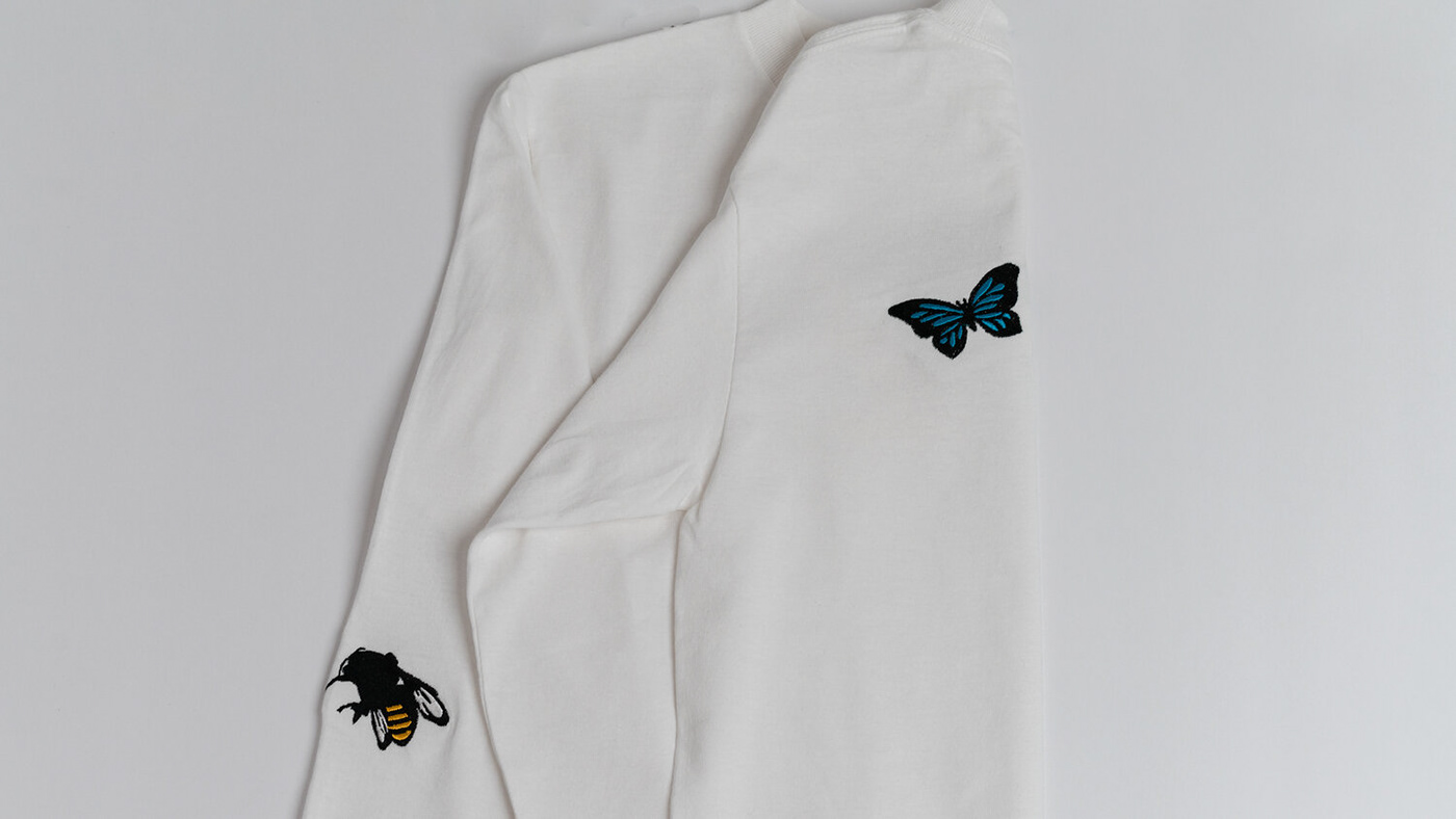 apparel APPAREL PROJECT bee butterfly Clothing embroidered