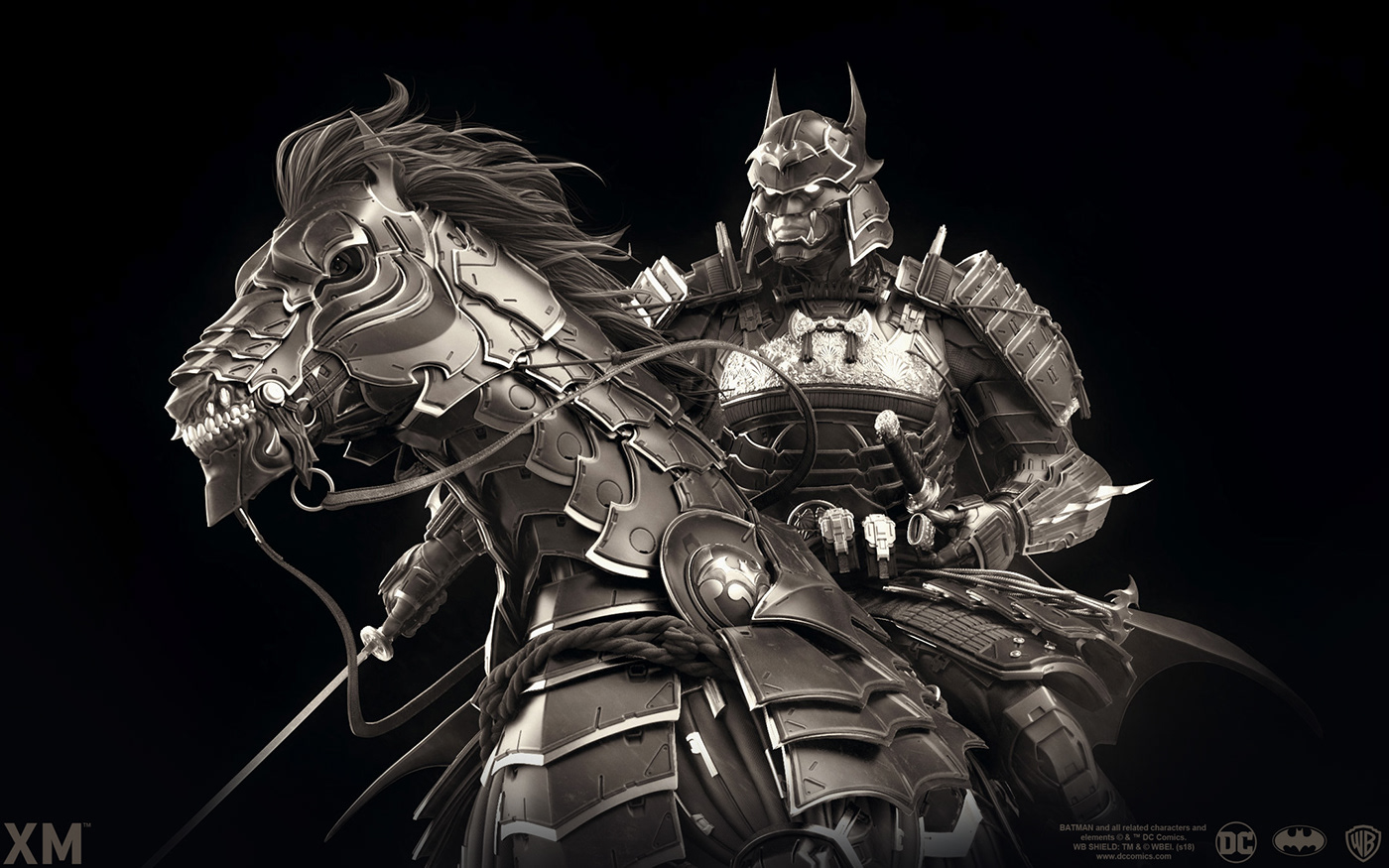 batman shogun japan Armor samurai ninja horse warrior army