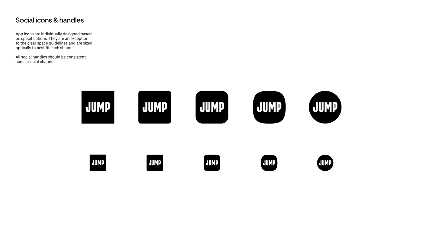 guideline Uber jump branding  graohic design red