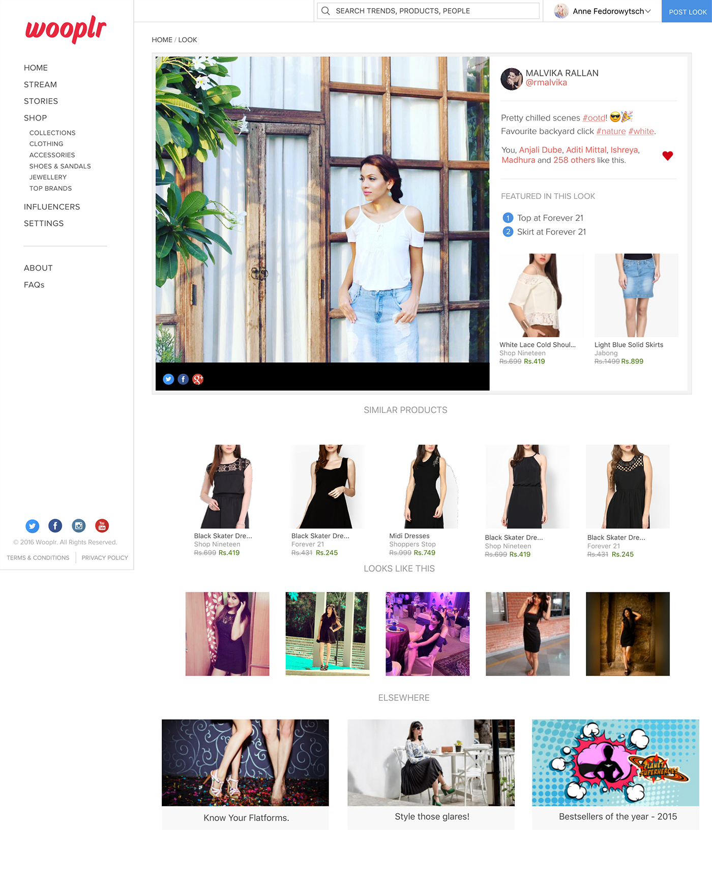 redesign Web functional ux Experience clean social Ecommerce