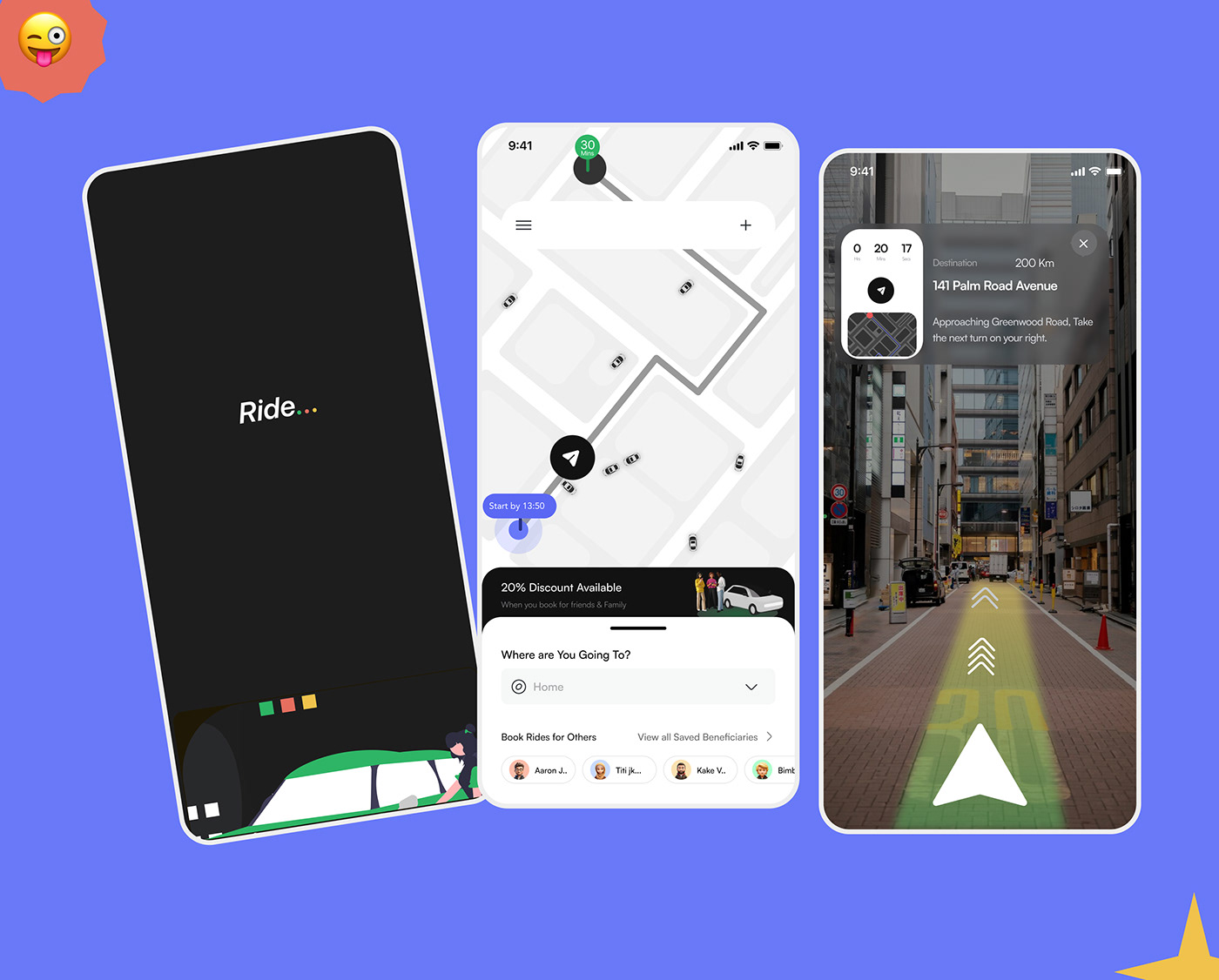 ride sharing app design UI/UX Mobile app Web Design  ui design bolt nice design best design inspirations