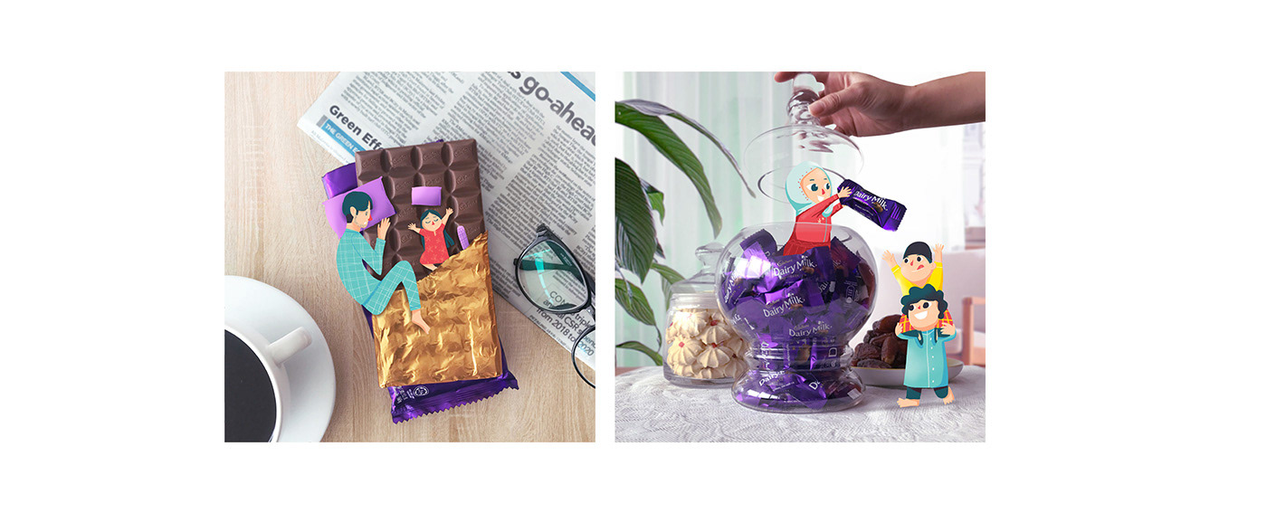 Cadbury chocolate moments joy social media happiness raya mothers