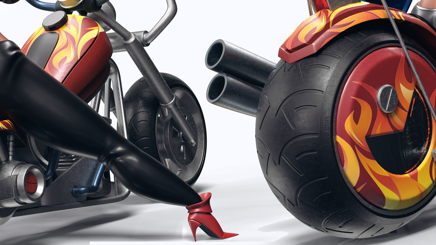 chopper female Character Bike Rims Tire