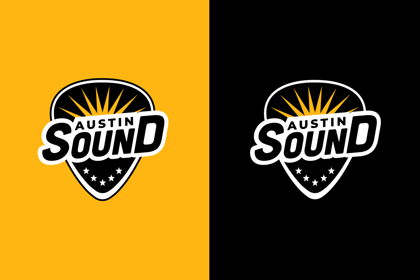 Austin Texas hockey Hockey logo NHL sound Sports Design Sports logo Team Branding texas