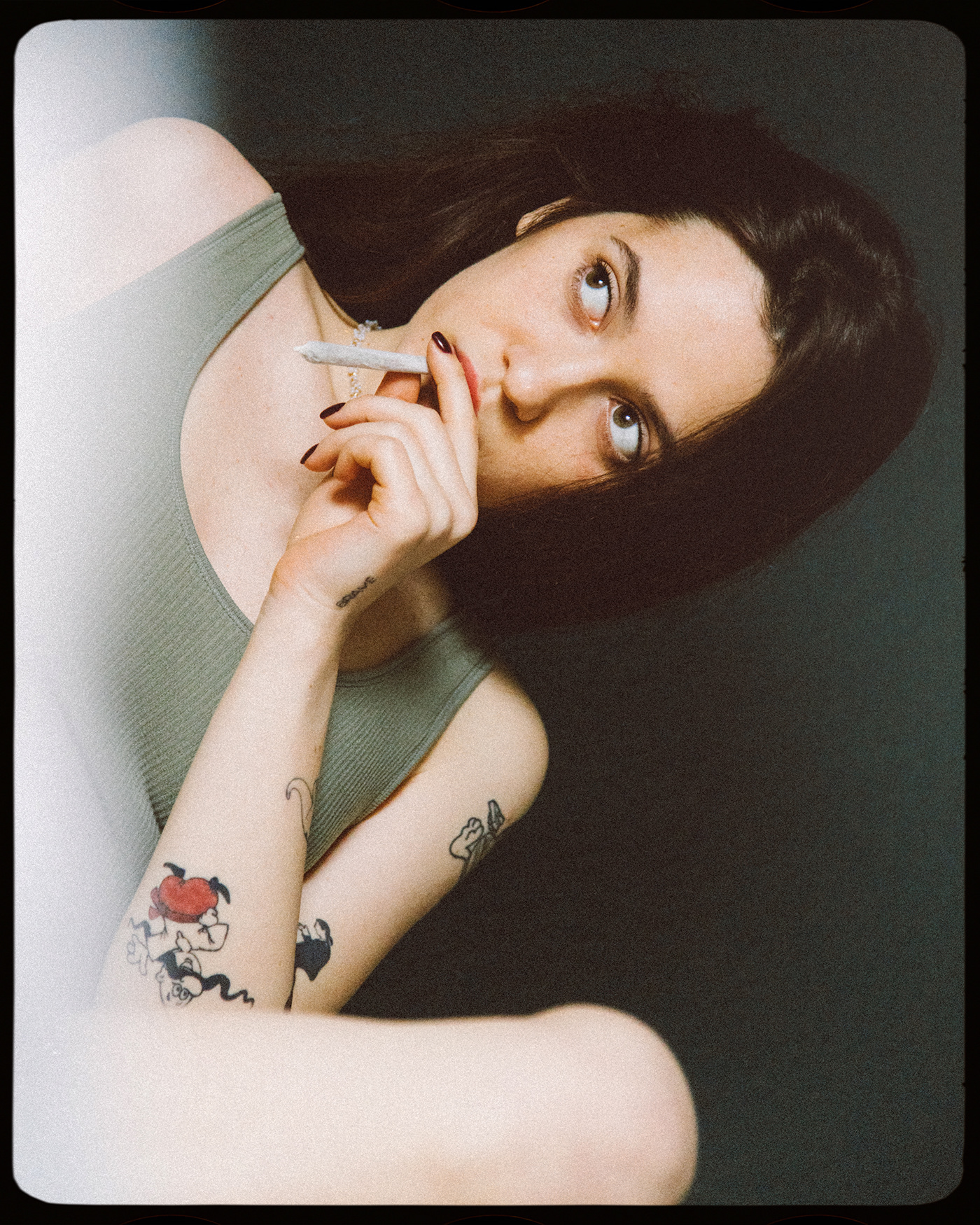 35mm analog beauty film photography girl Joint kodak Photography  portrait tattoos