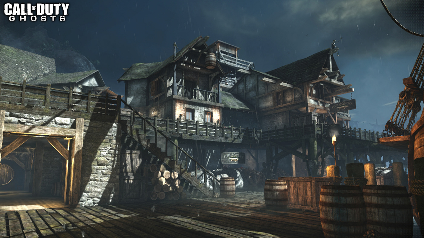 call of duty Cod DLC environment Gaming Ghosts mulitplayer Mutiny pirate ship skull island